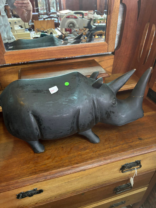 Lot 8: Rhino Sculpture